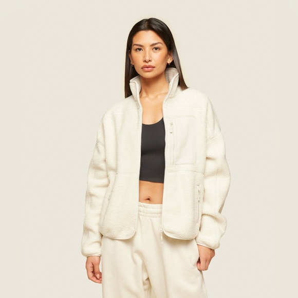 Gymshark Everywear Zip Up Sherpa Jacket - Picture 2 of 9